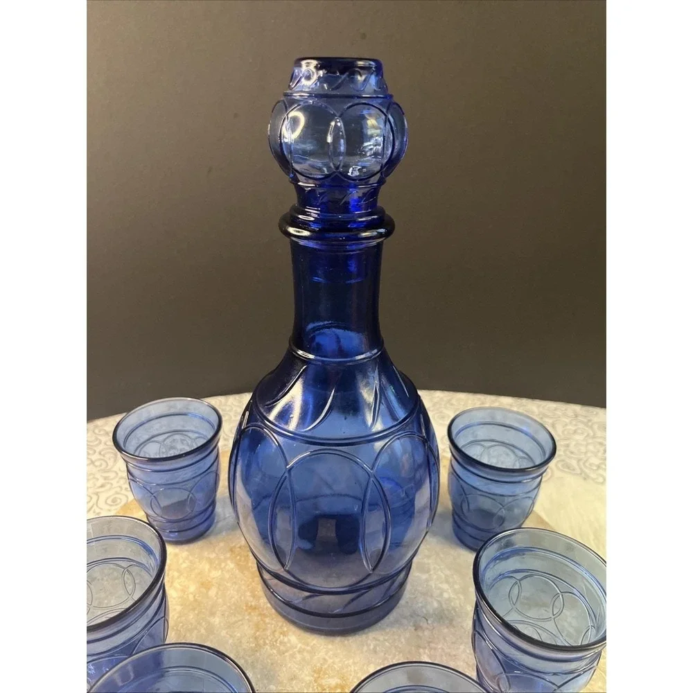 1930's Hazel Atlas Cobalt Blue 